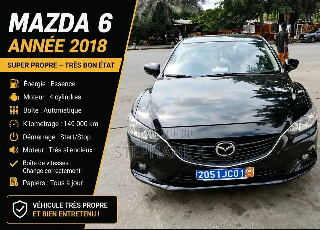 Mazda 6 2018 Noir