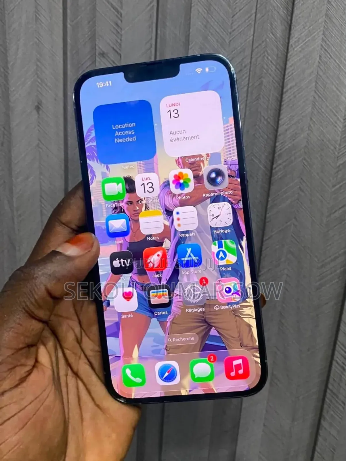 Nouveau Pomme iPhone 13 Pro Max 512 GB Bleu