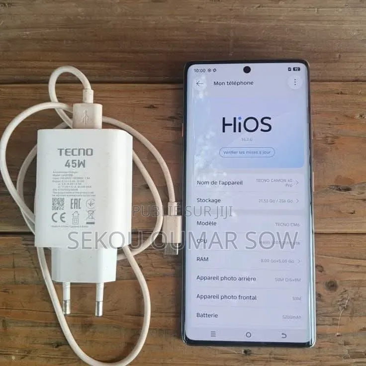 Nouveau Tecno Camon 40 Pro 5G 256 GB Bronze