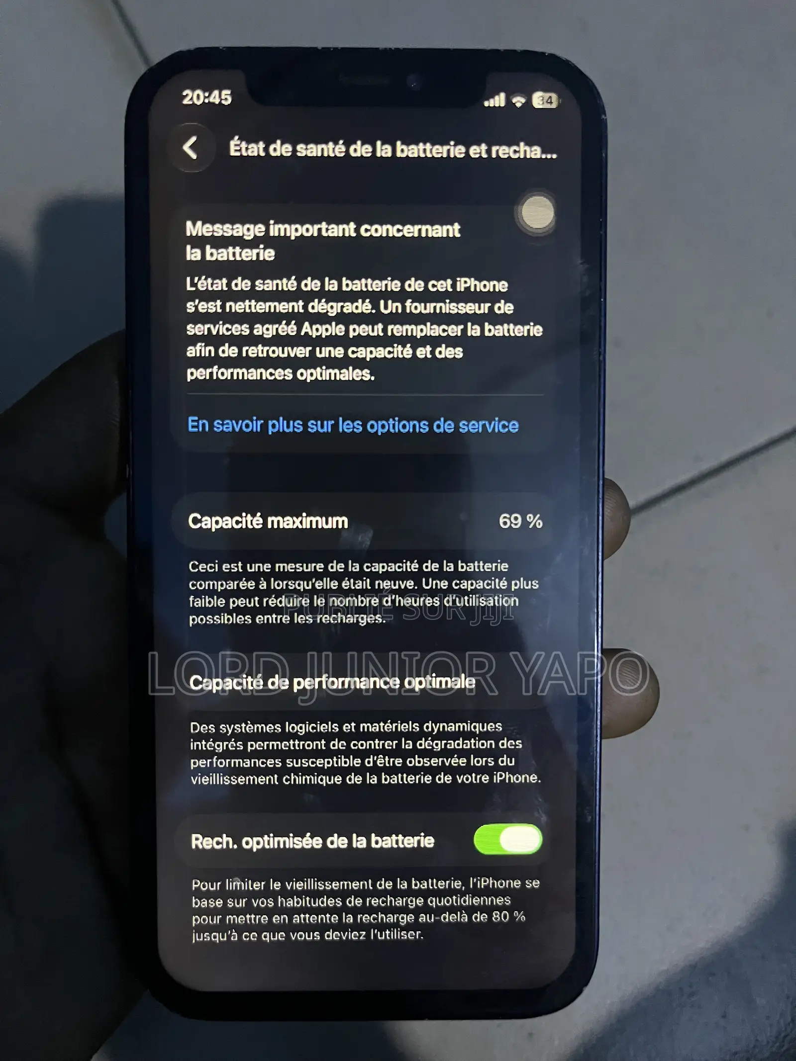 Pomme iPhone 12 128 GB Noir