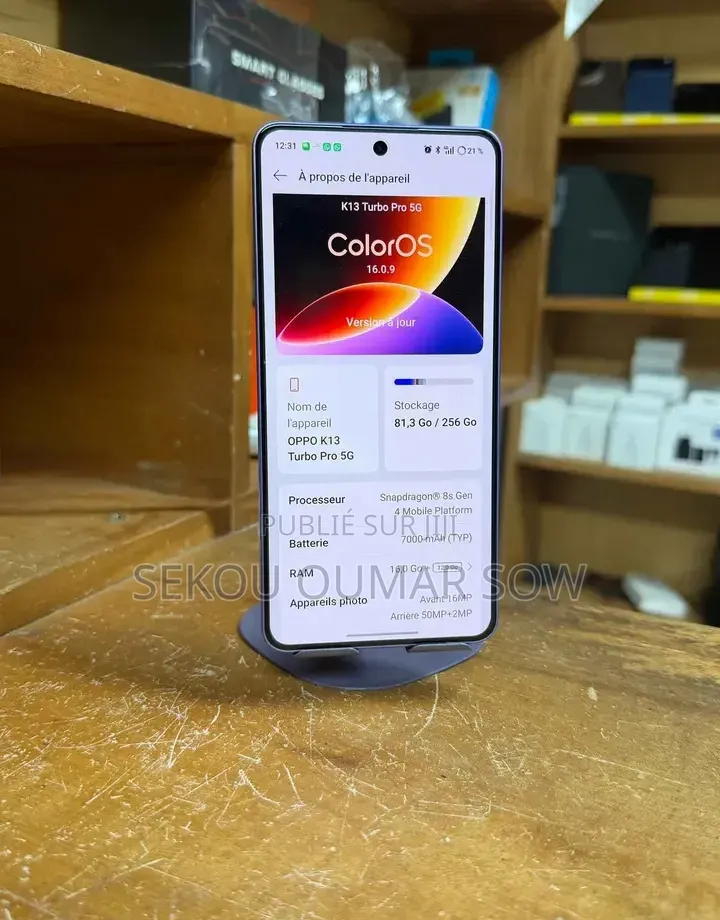 Nouveau Oppo K13 5G 512 GB Bronze
