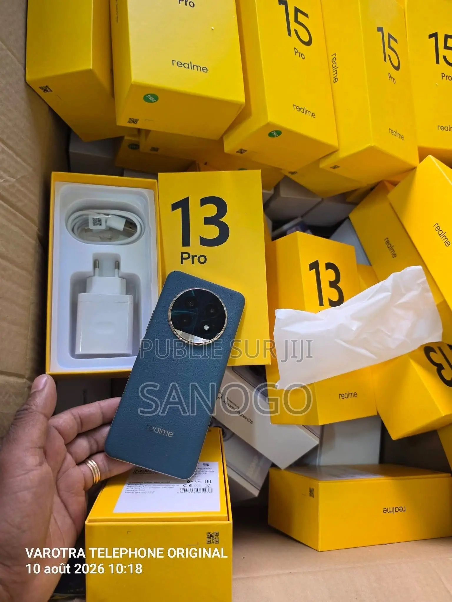 Nouveau Realme 10 Pro+ 256 GB Noir