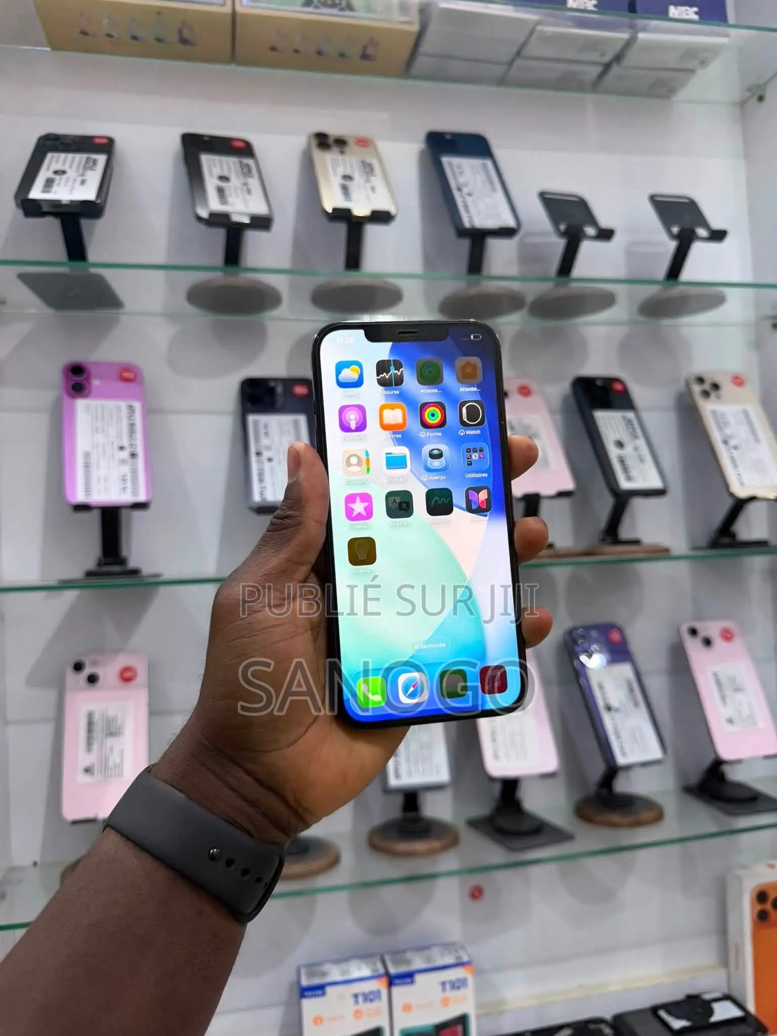 Nouveau Pomme iPhone 12 Pro Max 256 GB Bleu