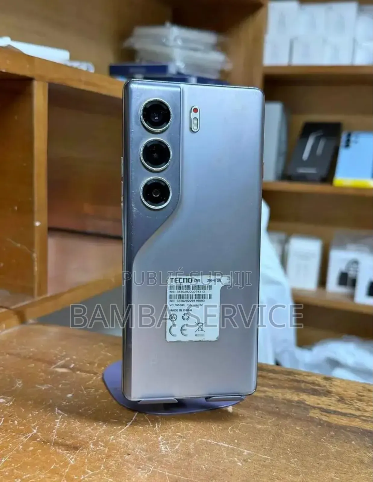 Nouveau Tecno Camon 40 Pro 4G 256 GB Argenté