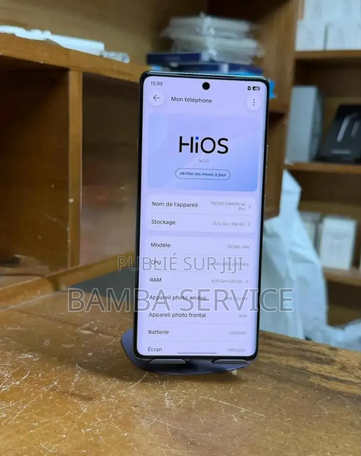 Nouveau Tecno Camon 40 Pro 4G 256 GB Argenté