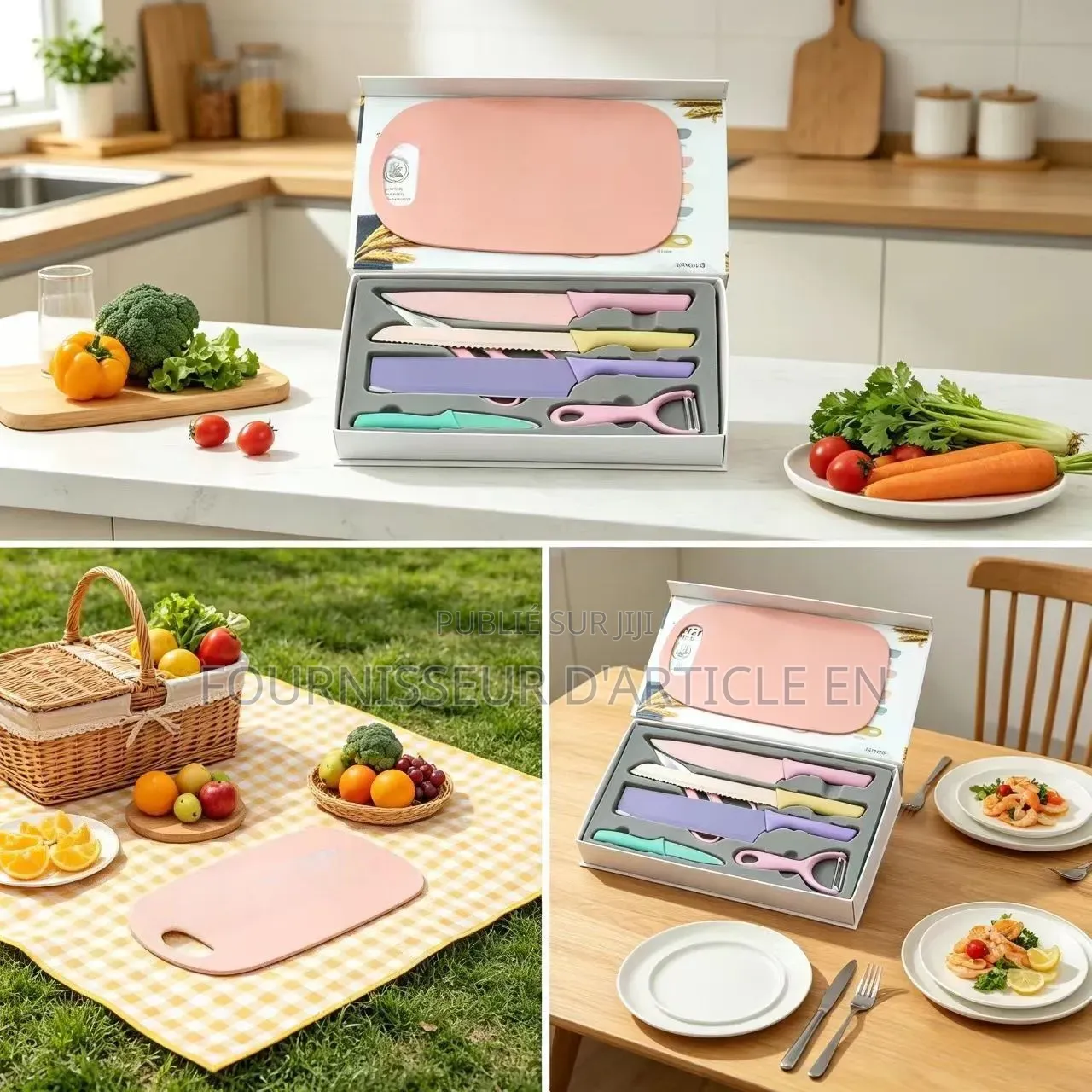 Ensemble De 7 Couteaux De Cuisine