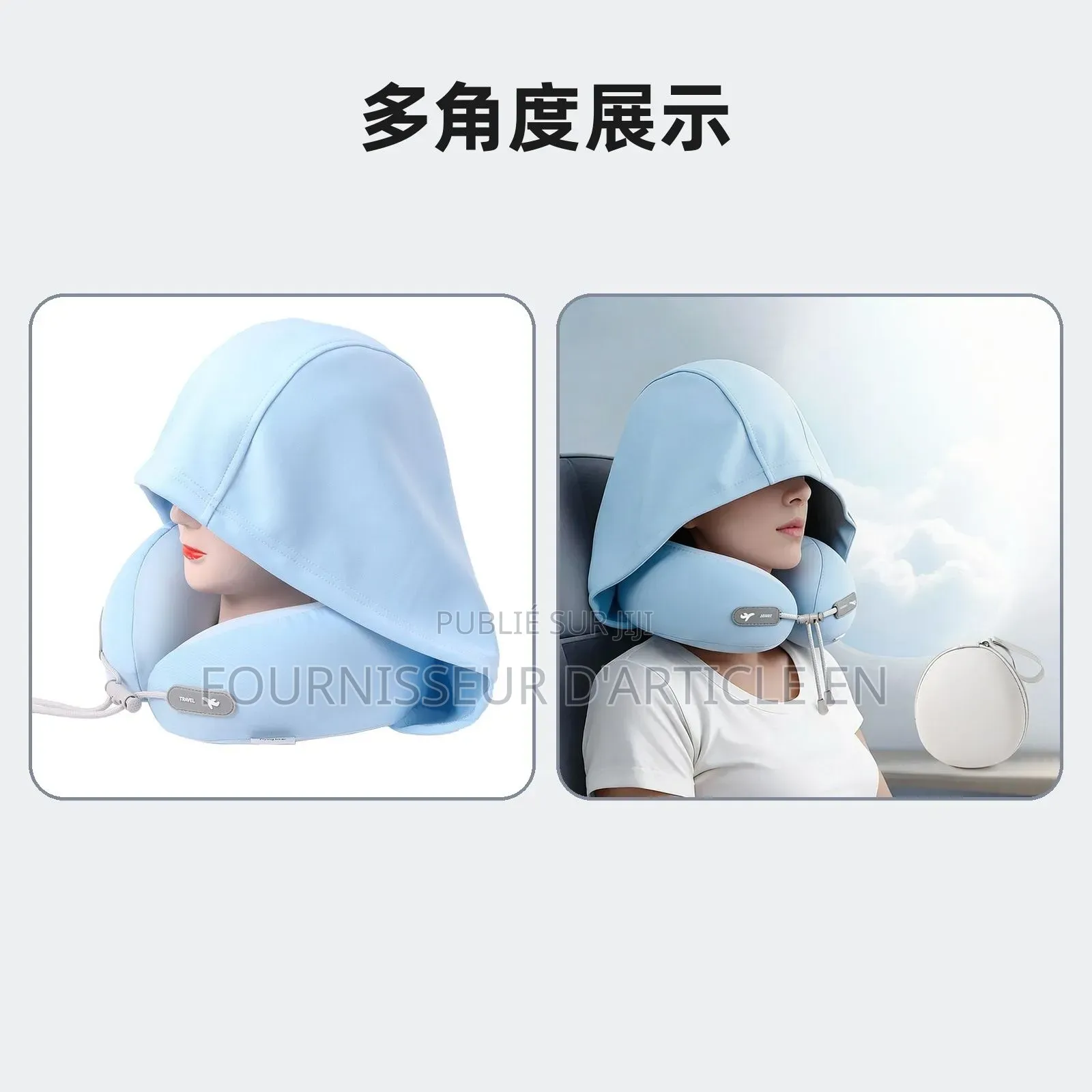 Oreiller Cervical Pliable Et Portable Pour Les Voyages.