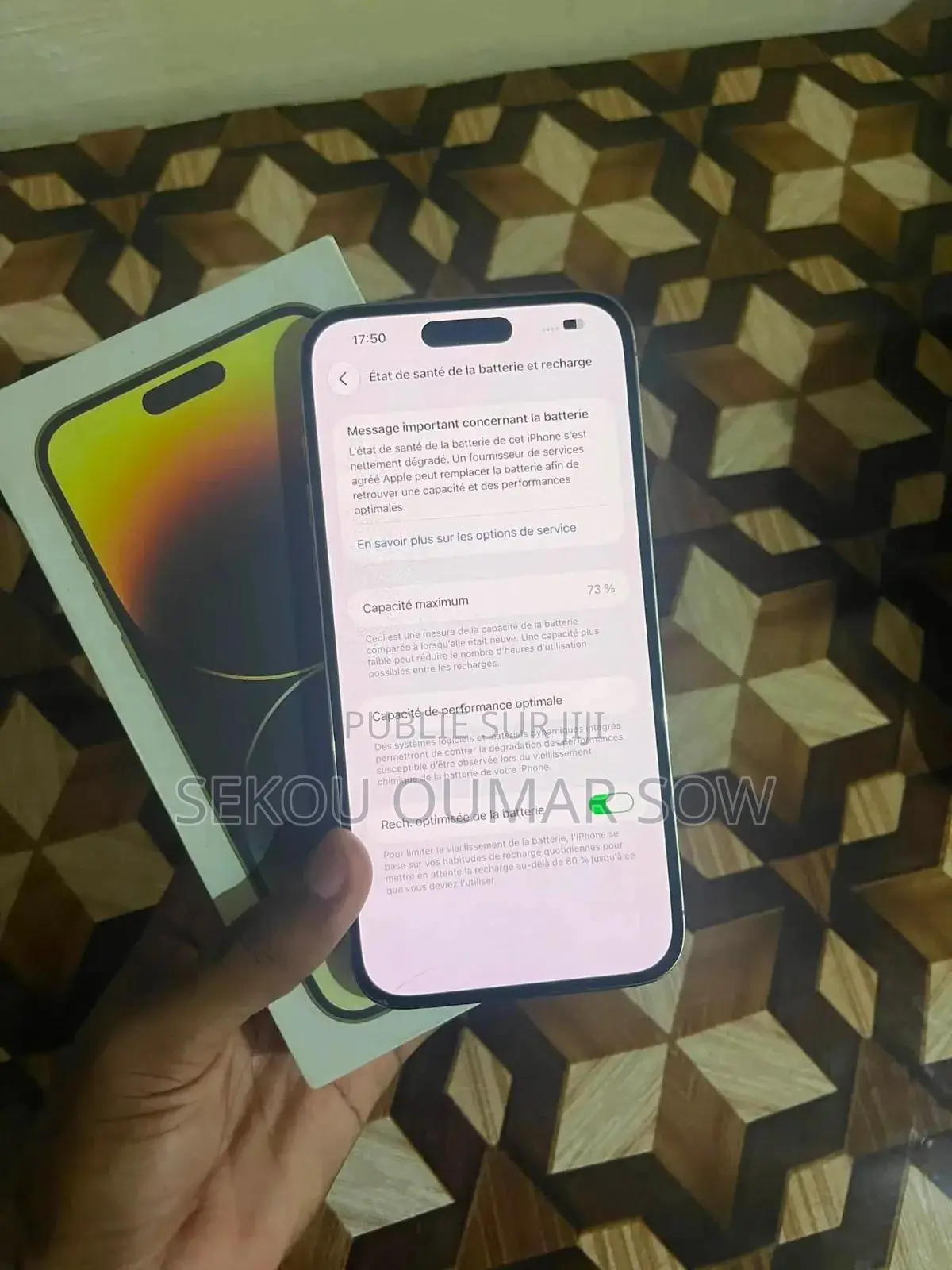 Nouveau Pomme iPhone 14 Pro Max 512 GB Or rose