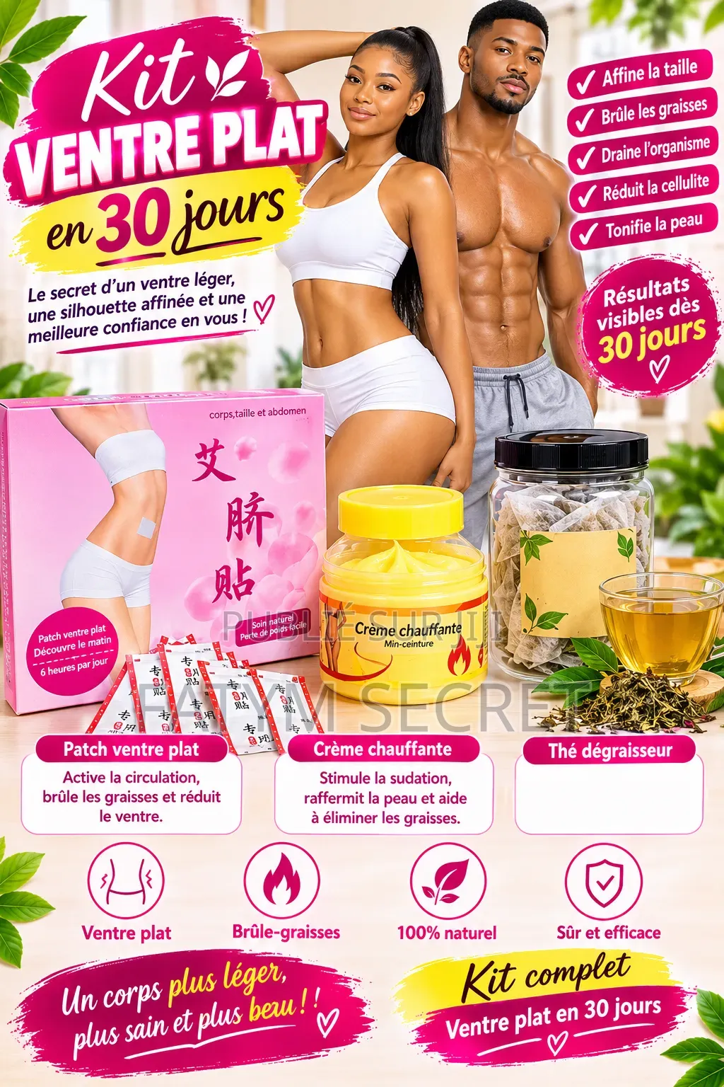 Trio Ventre Plat(3 Produits)