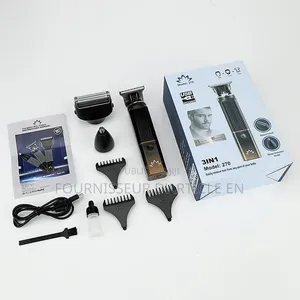 Tondeuse À Cheveux Électrique Multifonctionnelle 3 en 1.