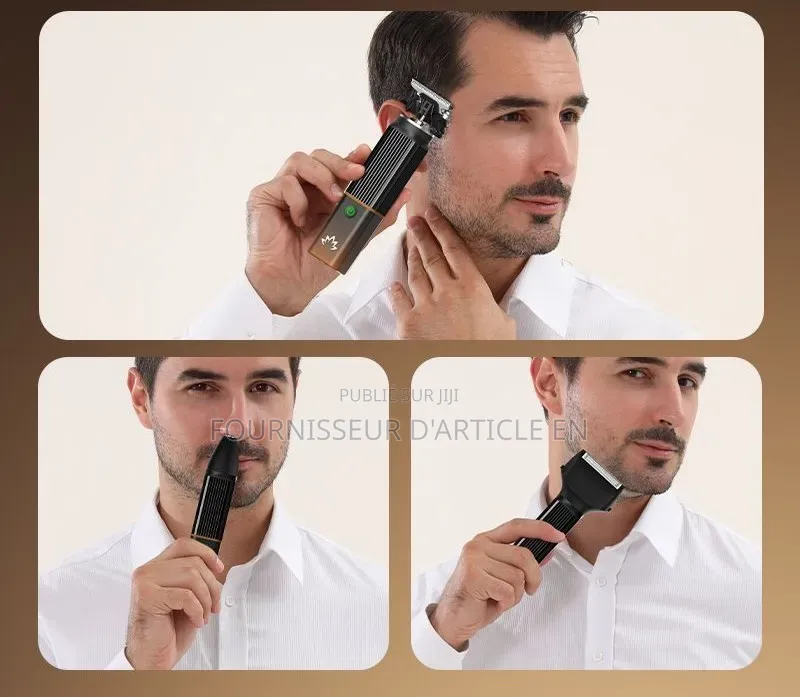 Tondeuse À Cheveux Électrique Multifonctionnelle 3 en 1.