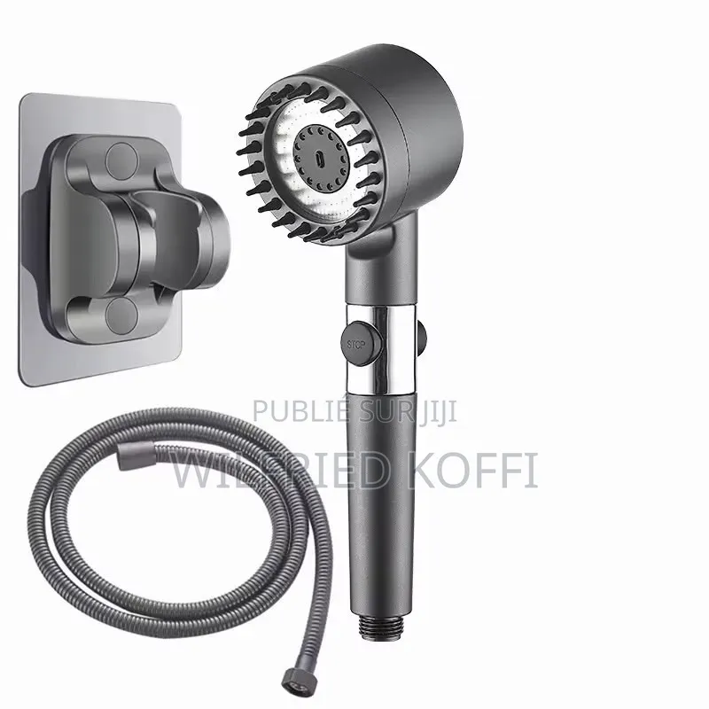 Pommeau De Douche Turbo Haute Pression Avec Flexible