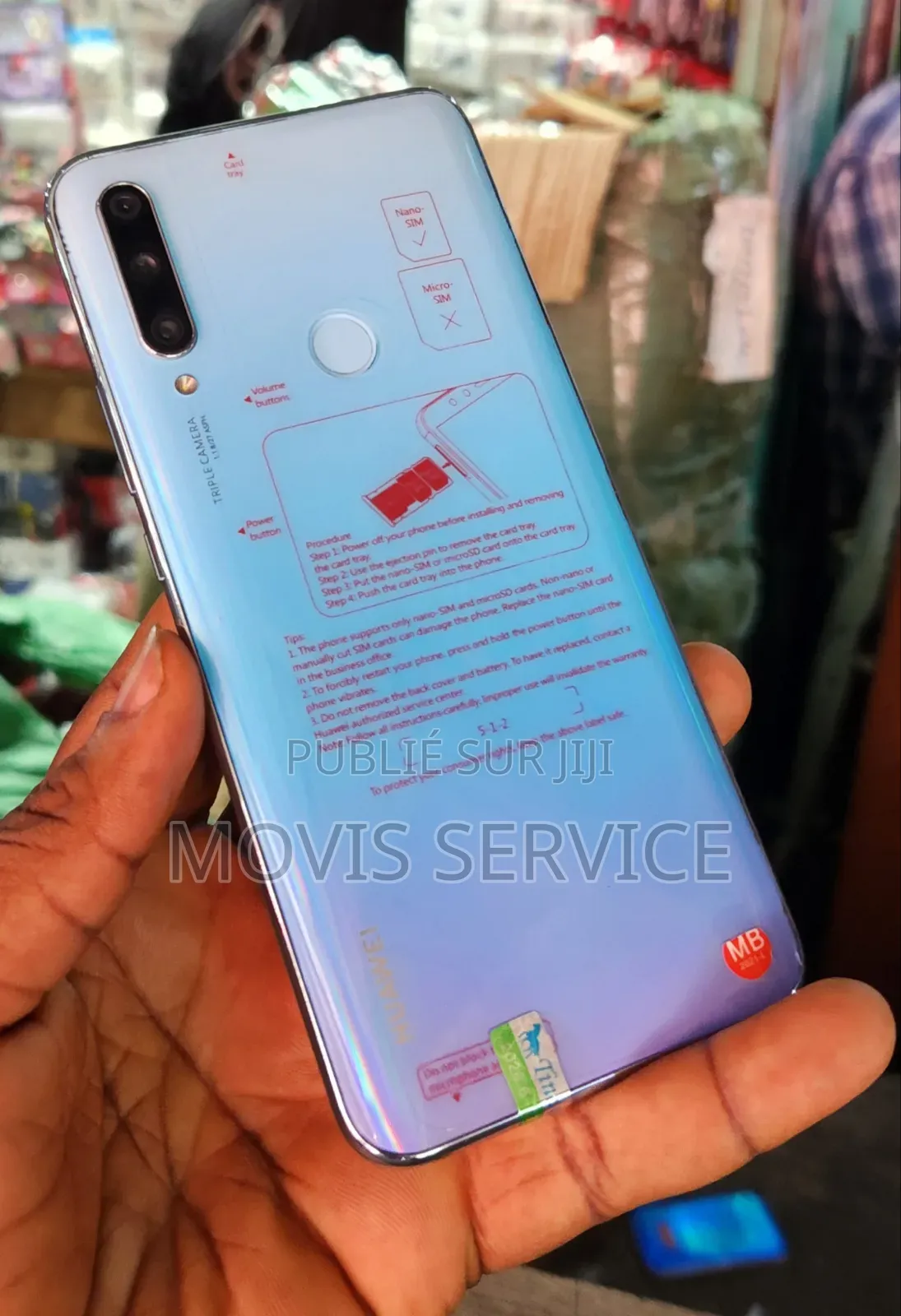Huawei Y9 Prime 2019 128 GB Bleu