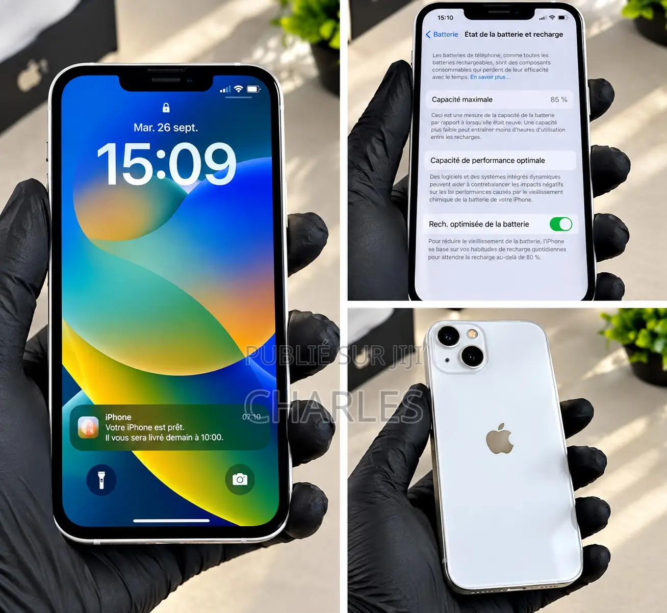 Nouveau Pomme iPhone 13 128 GB Blanc