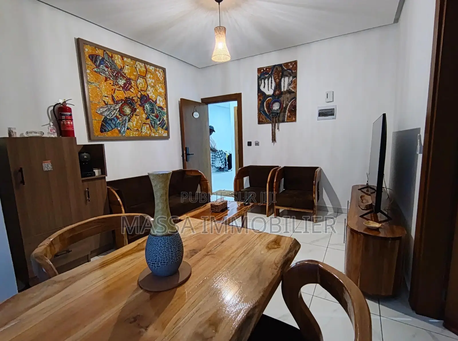 Meublé 1chbre Appartement dans Massa Immobilier, Cocody à Louer