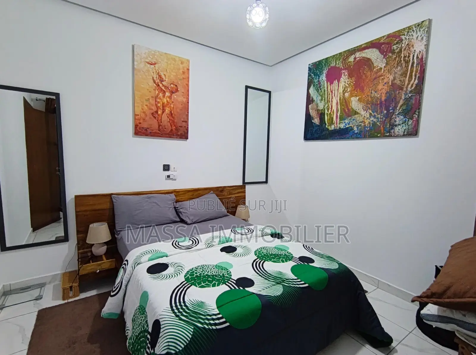 Meublé 1chbre Appartement dans Massa Immobilier, Cocody à Louer