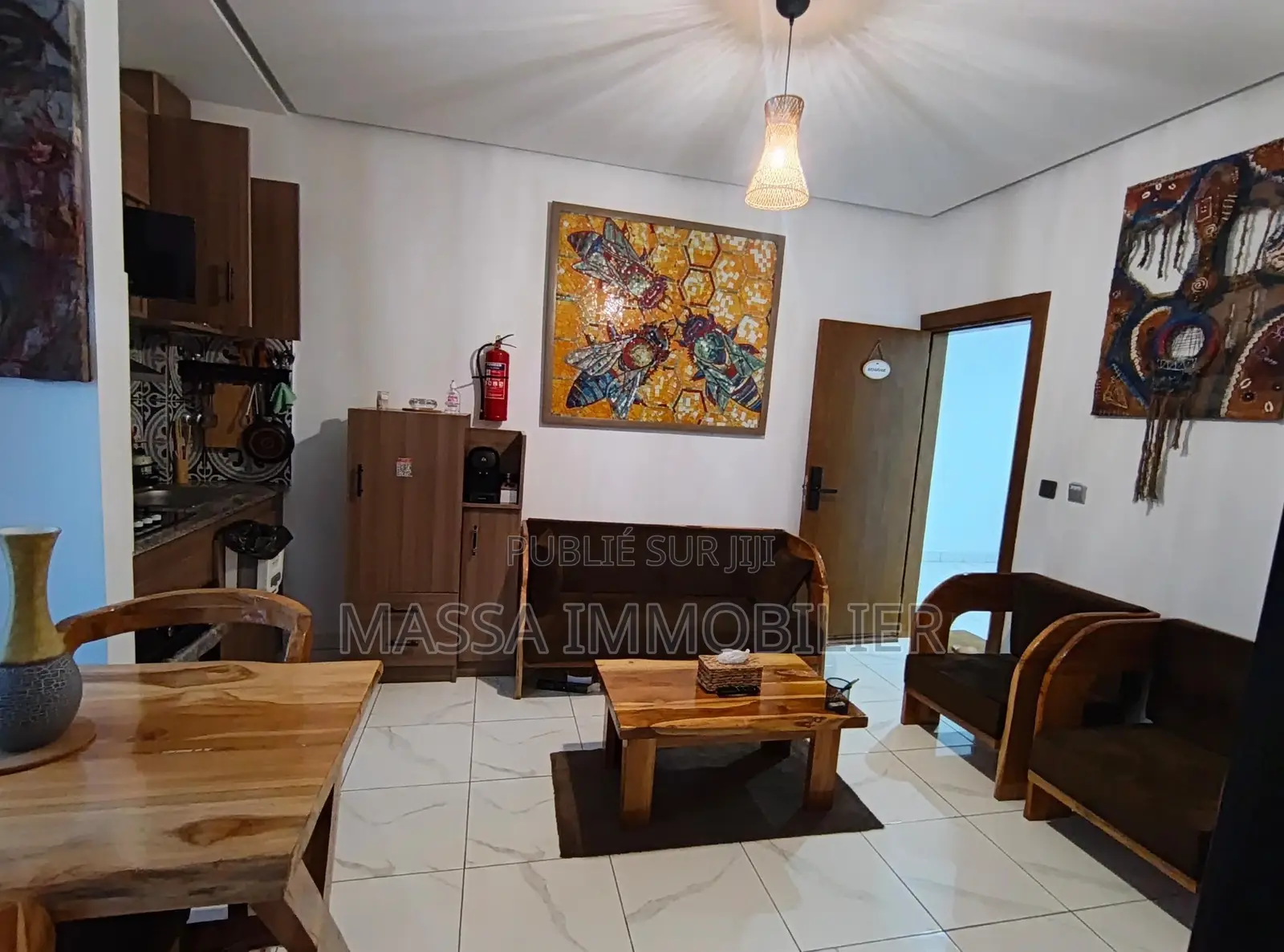 Meublé 1chbre Appartement dans Massa Immobilier, Cocody à Louer
