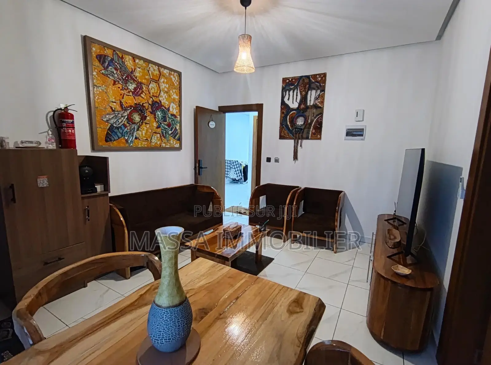 Meublé 1chbre Appartement dans Massa Immobilier, Cocody à Louer