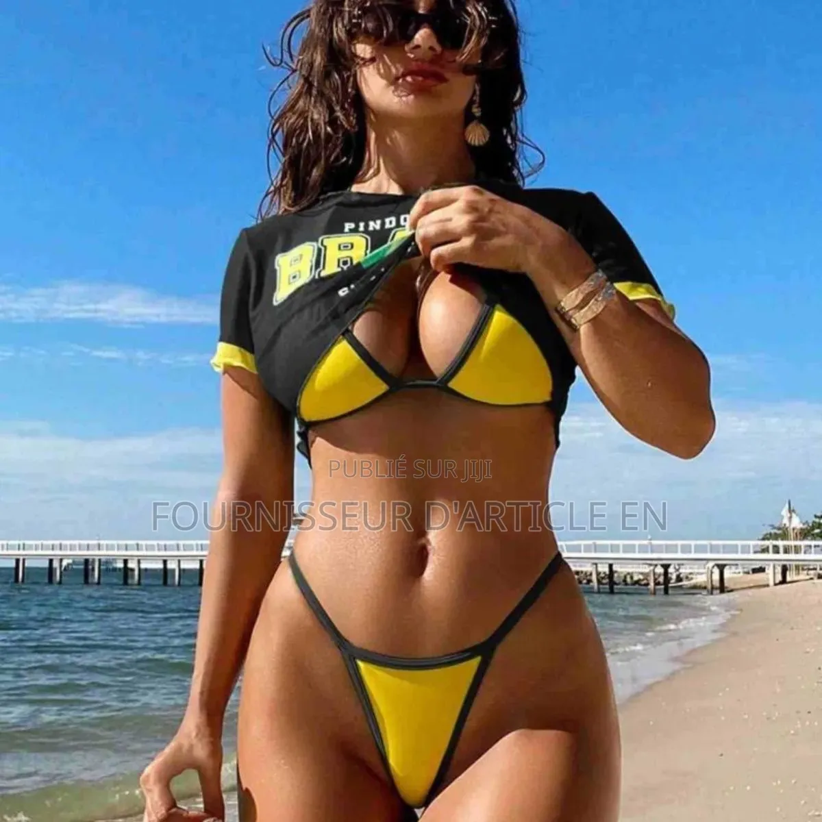 Ensemble Bikini Trois Pièces Sexy.
