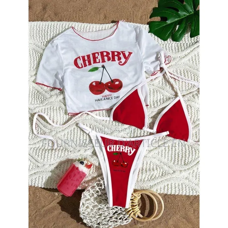 Ensemble Bikini Trois Pièces Sexy.