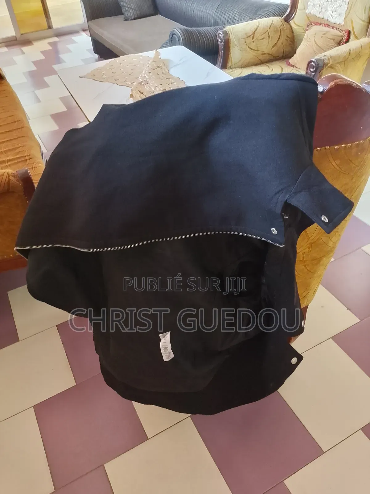 Article : Veste Courte Asymétrique (Style Motard/Urbain) Marque : .