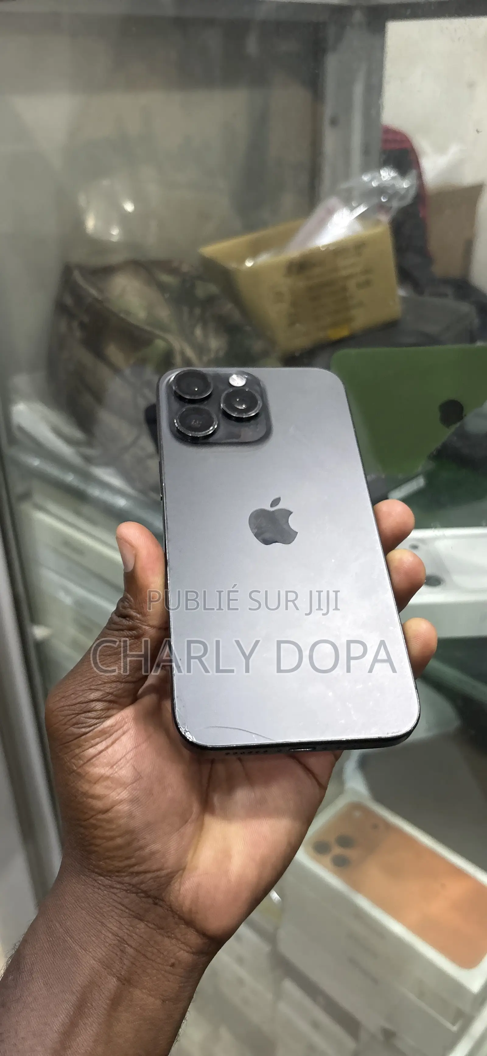 Pomme iPhone 15 Pro Max 256 GB Noir