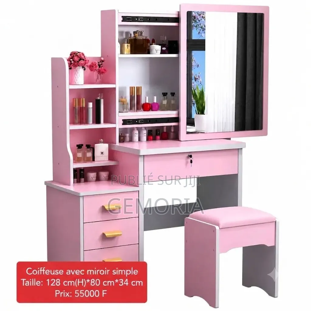 Coiffeuse Avec Miroir Simple