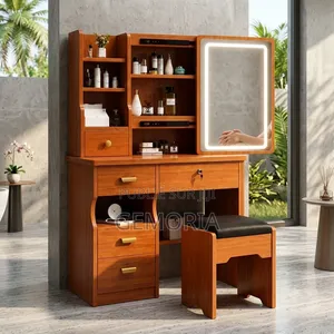Coiffeuse Avec Miroir Led