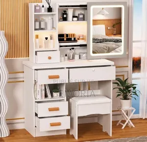 Coiffeuse Avec Miroir Simple. Livraison Gratuite