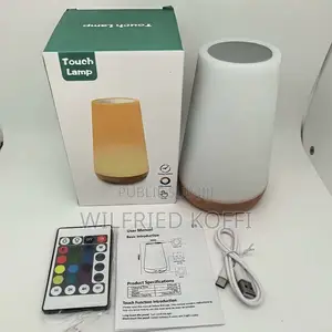 Lampe D’Ambiance LED Tactile Multicolore Avec Affichage