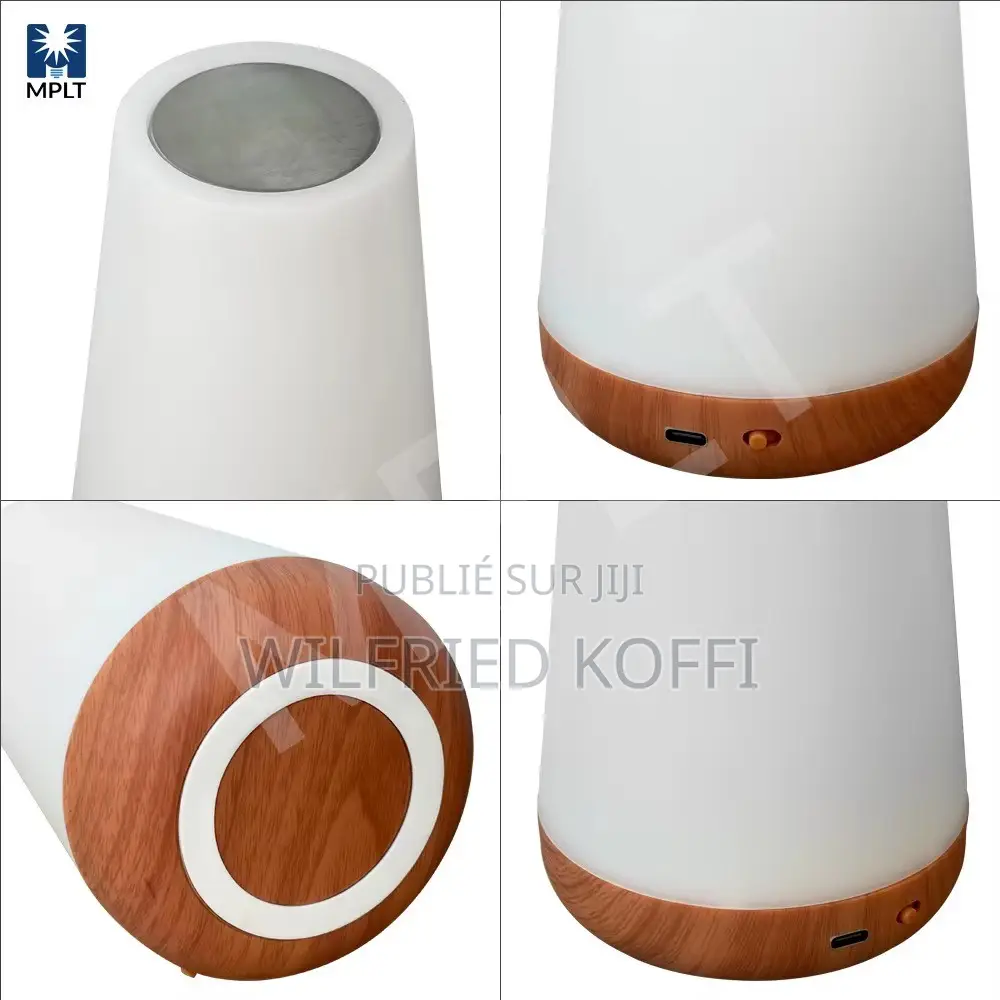 Lampe D’Ambiance LED Tactile Multicolore Avec Affichage