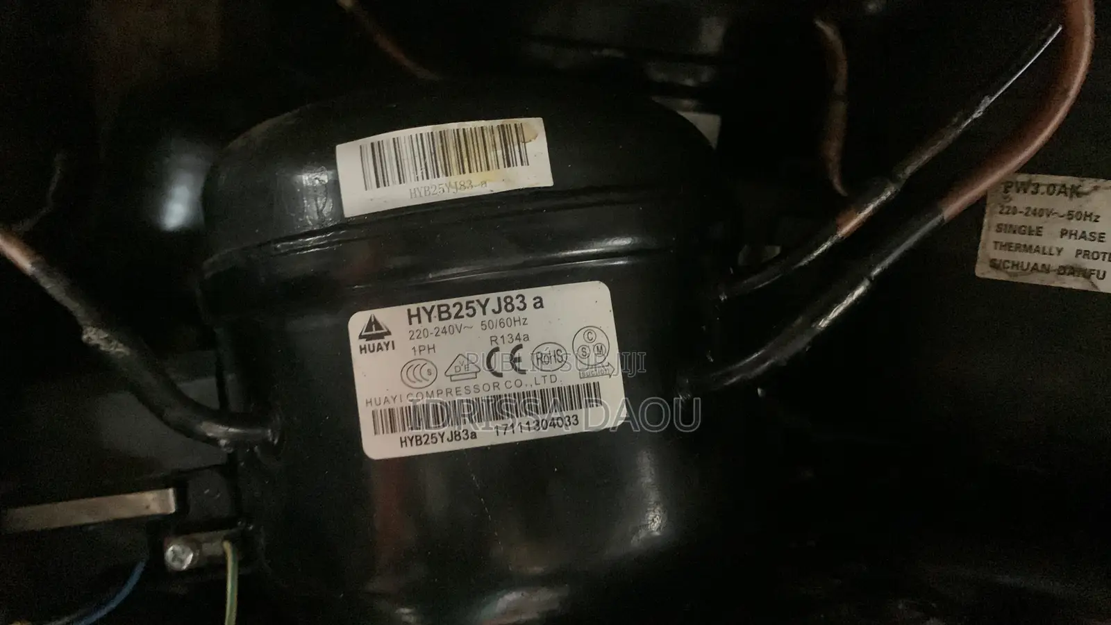 PIÈCES QD110Y 1/4 CV R600a - Marcory Abidjan - COMPRESSEUR FRIGO