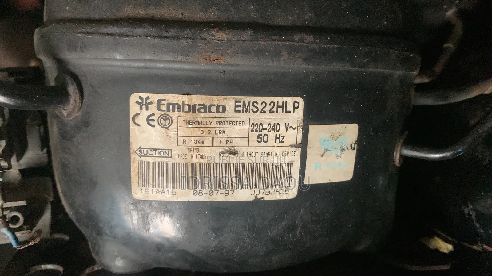PIÈCES QD110Y 1/4 CV R600a - Marcory Abidjan - COMPRESSEUR FRIGO