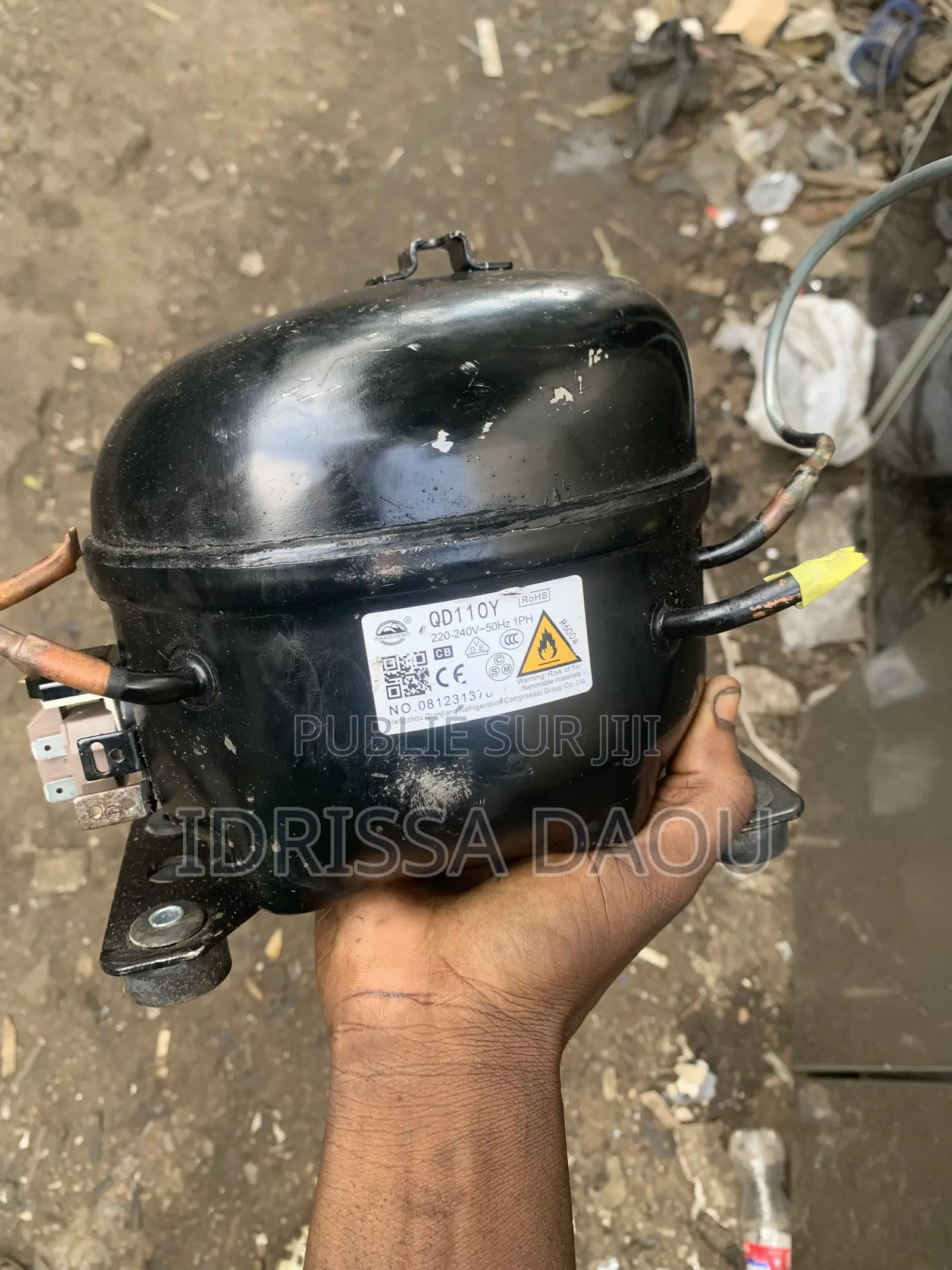 PIÈCES QD110Y 1/4 CV R600a - Marcory Abidjan - COMPRESSEUR FRIGO