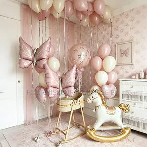 Les Ballons en Aluminium Roses Pour Anniversaire.