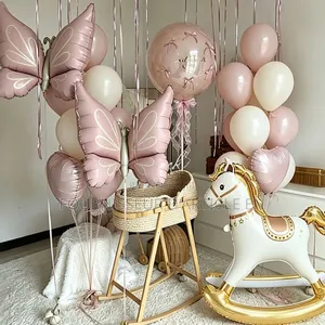 Les Ballons en Aluminium Roses Pour Anniversaire.