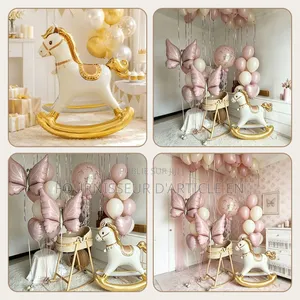 Les Ballons en Aluminium Roses Pour Anniversaire.