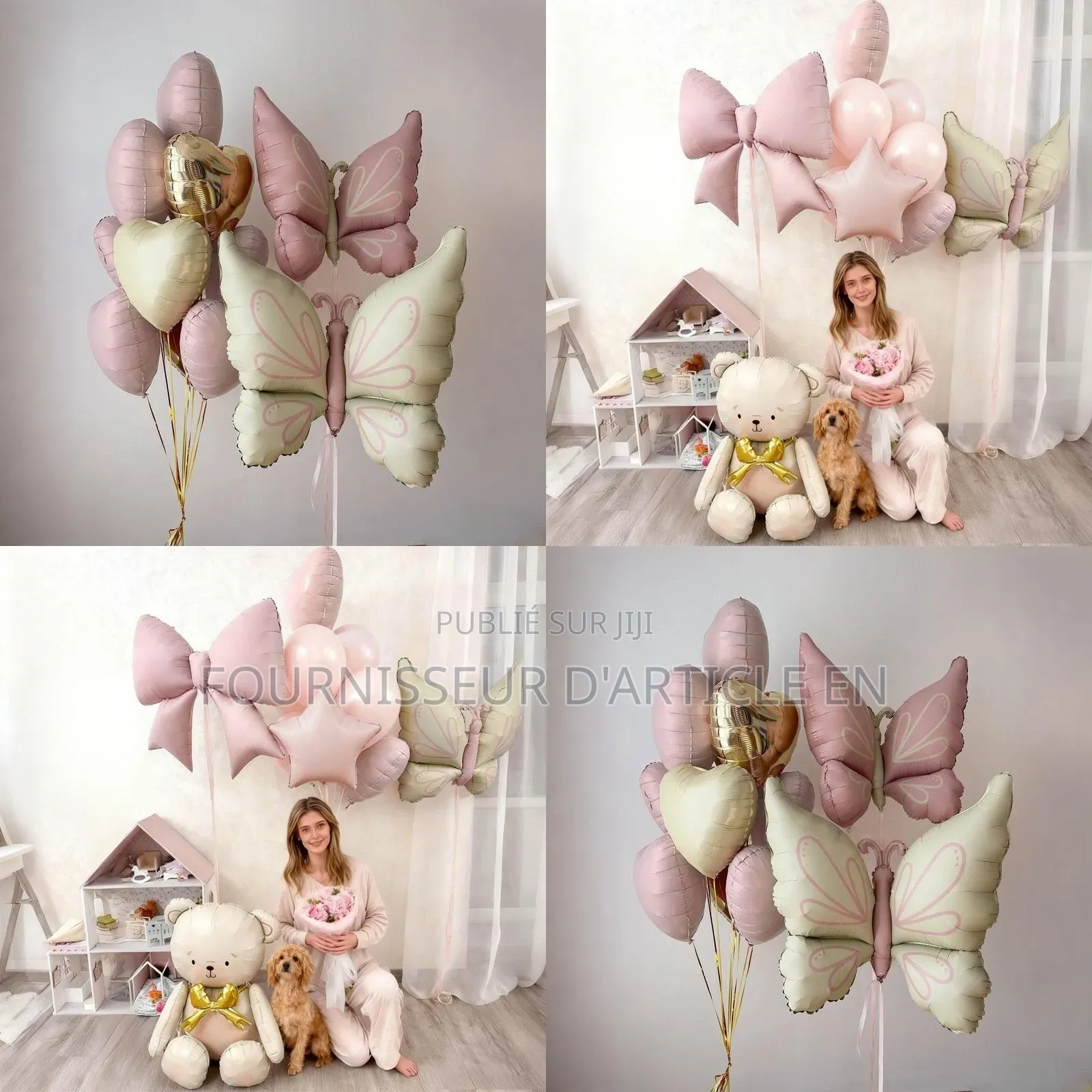 Les Ballons en Aluminium Roses Pour Anniversaire.