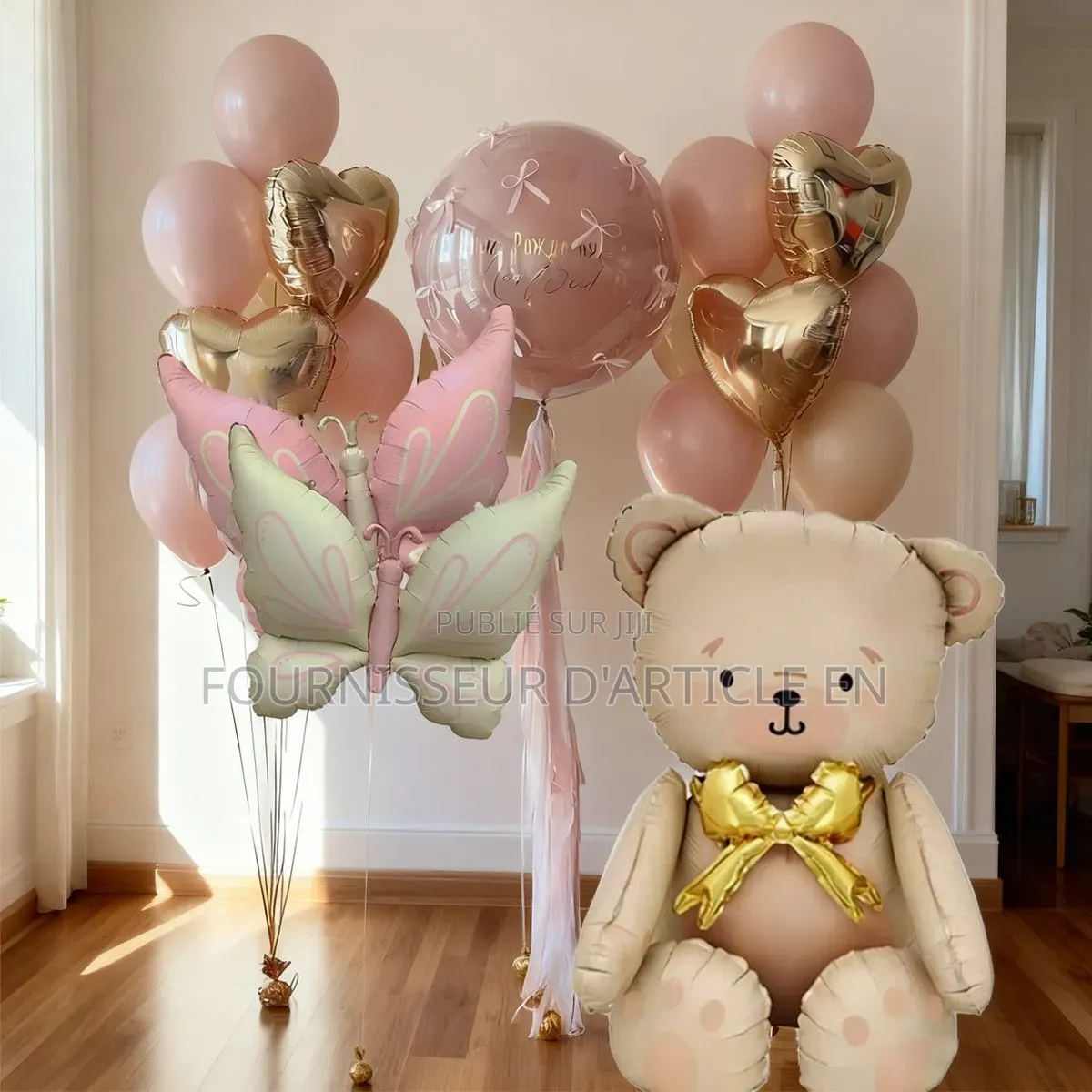 Les Ballons en Aluminium Roses Pour Anniversaire.