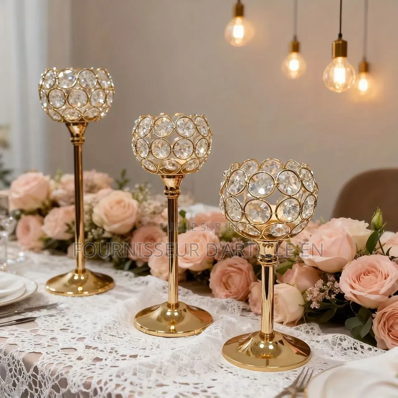 Mini Chandeliers en Cristal