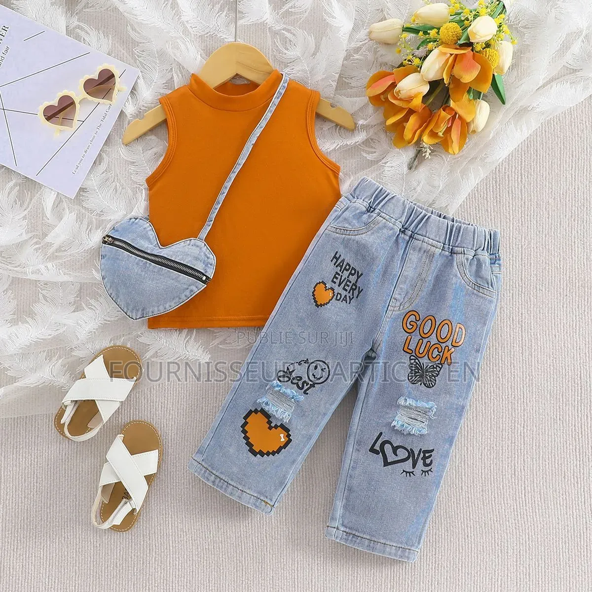 Ensemble 3 Pièces Pour Fille