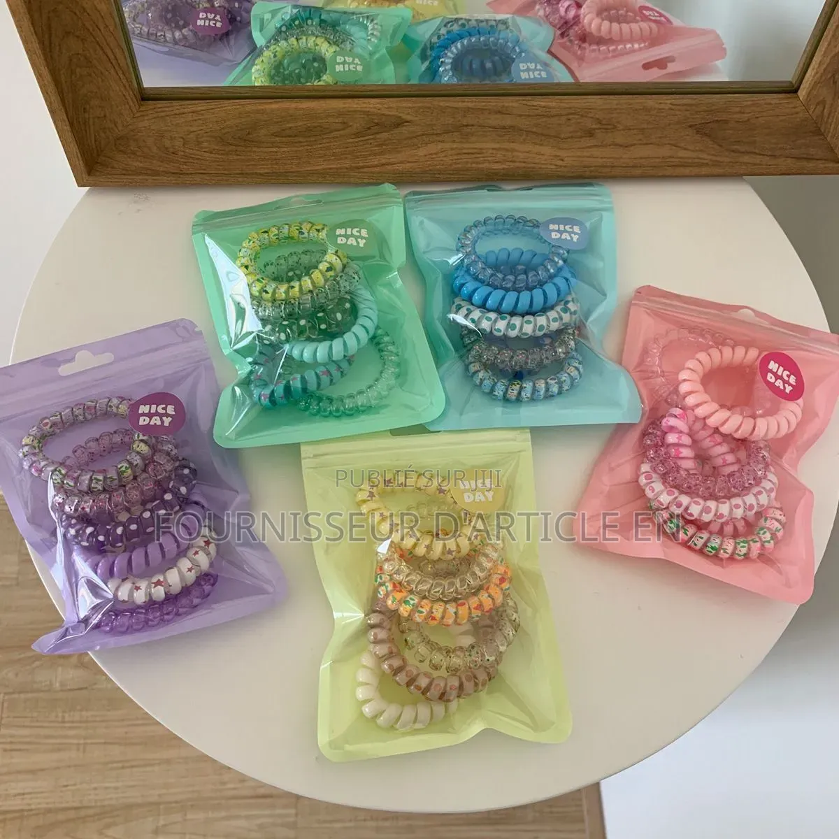 Lot De 6 Élastiques À Cheveux.