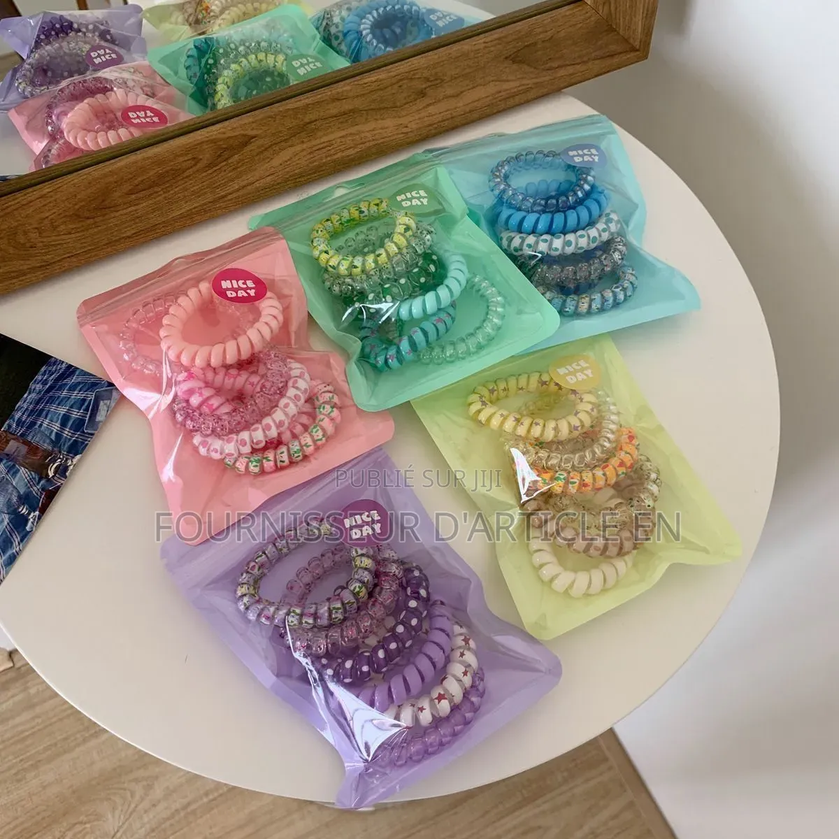 Lot De 6 Élastiques À Cheveux.