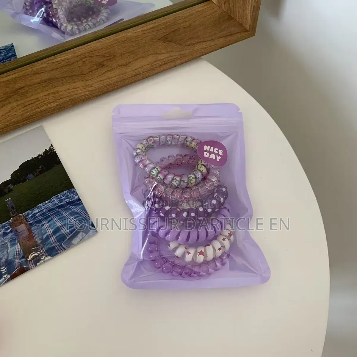 Lot De 6 Élastiques À Cheveux.