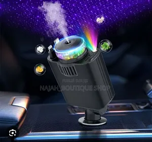 Chargeur Voiture Rétractable 5 en 1 Avec Aromathérapie Et Lumière Led
